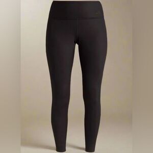 NILS Womens Black Lined Under Layer Ski Snow Layering Leggings Pants Size M EUC